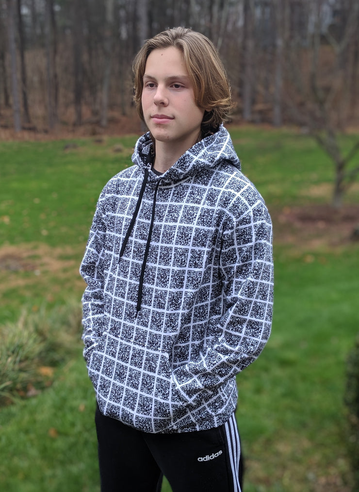 Memes Interactive Scannable QR Hoodie