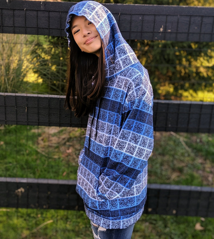 Hip Hop Interactive Scannable QR Hoodie