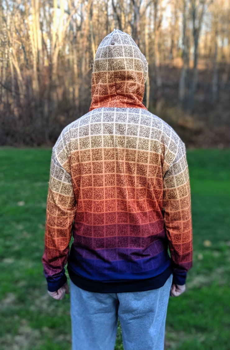 CUSTOM Interactive Scannable QR Hoodie
