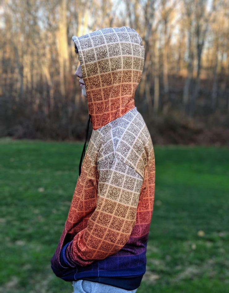 Hip Hop Interactive Scannable QR Hoodie