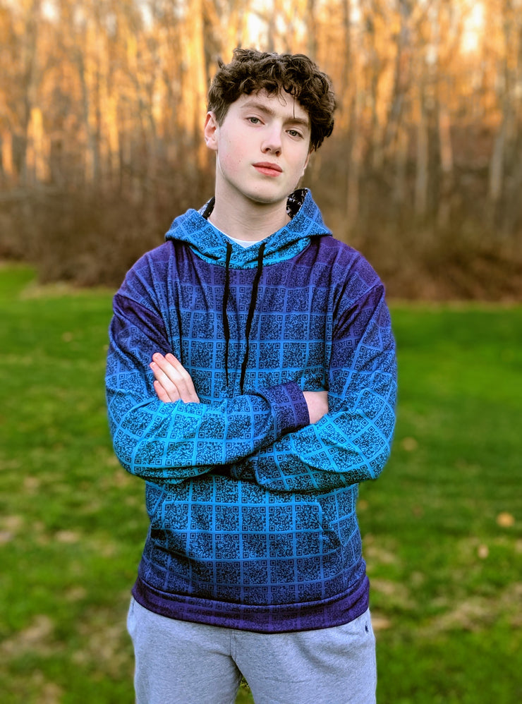 Memes Interactive Scannable QR Hoodie