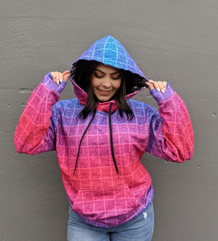 Memes Interactive Scannable QR Hoodie