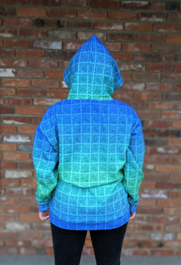 Memes Interactive Scannable QR Hoodie