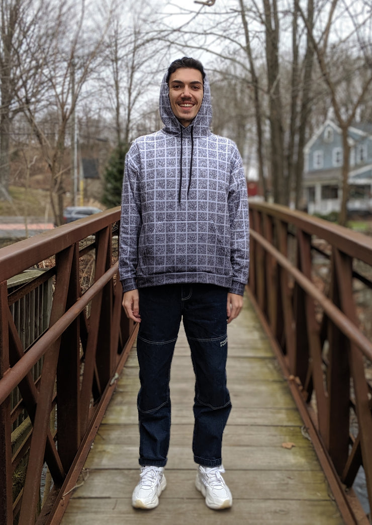Positive Vibes Interactive Scannable QR Hoodie