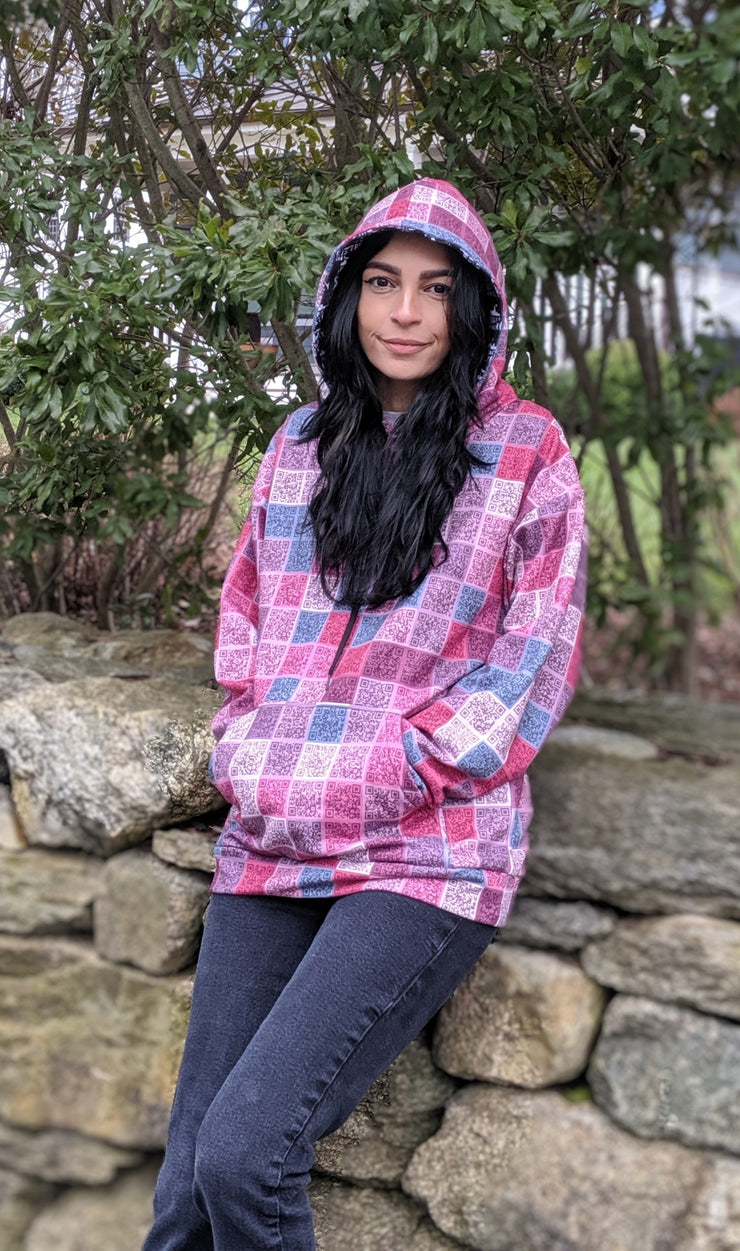 Memes Interactive Scannable QR Hoodie